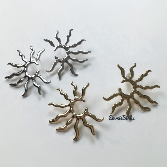 [✨3for$38] New Boho Sun Burst Stud Earrings - Picture 4 of 16